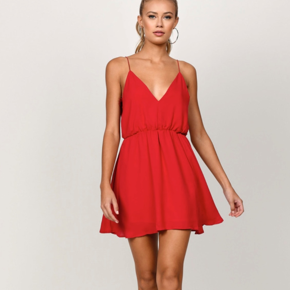 Tobi Red Very Veronica Summer Mini Dress | NWT